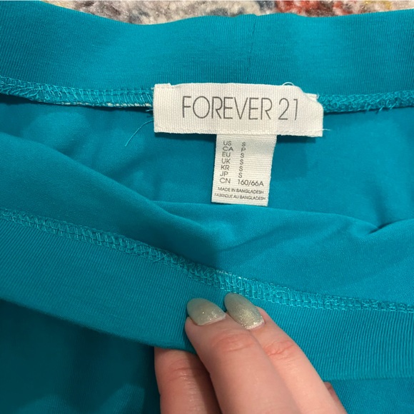 Teal Skater Skirt - Picture 2 of 3